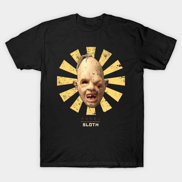 Sloth Retro Japanese Goonies T-Shirt by Nova5